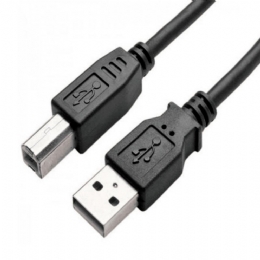 CABO USB A/B 1,80MTS PRETO  - <font color="#808080"><FONT SIZE=-2>Este produto é vendido por Marvel e entregue por Marvel</FONT></font> -  -  - 22646x