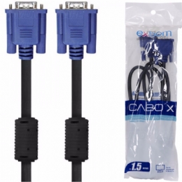 CABO P/ MONITOR VGA 1.5 METROS - <font color="#808080"><FONT SIZE=-2>Este produto é vendido por Marvel e entregue por Marvel</FONT></font> -  -  - 25299x