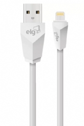 CABO USB PARA CELULAR IPHONE ELG - 1 METRO   - <font color="#808080"><FONT SIZE=-2>Este produto é vendido por Marvel e entregue por Marvel</FONT></font> -  -  - 25643x