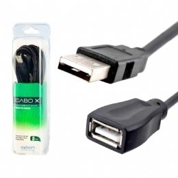 CABO EXTENSOR USB 2.0 A M + A F 5MT PT  - <font color="#808080"><FONT SIZE=-2>Este produto é vendido por Marvel e entregue por Marvel</FONT></font> -  -  - 27906X