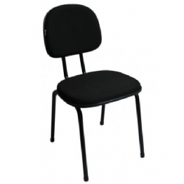 CADEIRA SECRETARIA FIXA PRETA - 23762