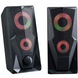 CAIXA DE SOM MULTILASER GAMER 2.0 15W LED RGB SP330  - <font color="#808080"><FONT SIZE=-2>Este produto é vendido por Marvel e entregue por Marvel</FONT></font> -  -  - 25780x