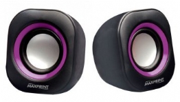 CAIXA DE SOM 4W RMS PRETA/ROXO - 23051