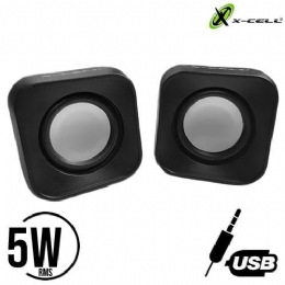 CAIXA DE SOM 5W USB PRETO XC-CM-13 - 27416