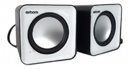CAIXA DE SOM 5W BRANCO/PRETO CS-32 - 26007