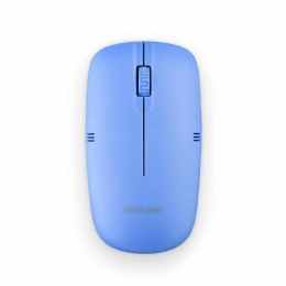 MOUSE SEM FIO MULTILASER LIGHT 1200DPI 3 BOT SLIM AZUL - 28187