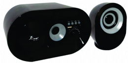 CAIXA DE SOM 20W AZUL/PRETO - 26010