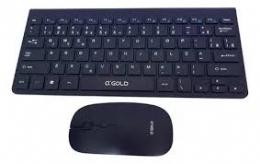 TECLADO E MOUSE USB SEM FIO MINI TCD-02 - 31481