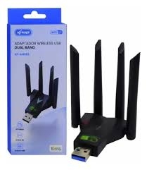 Adaptador Wifi Usb Dual Band Com 4 Antenas Kp-aw163- Knup  - <font color="#808080"><FONT SIZE=-2>Este produto é vendido por Marvel e entregue por Marvel</FONT></font> -  -  - 30860x