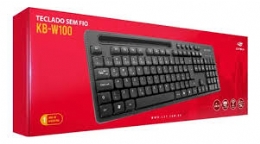 Teclado Sem Fio C3Tech KB-W100BK - 29710