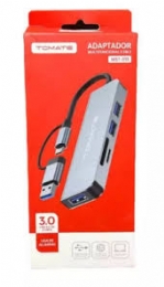 HUB USB C COM 3 PORTAS USB 3.0 CARTãO SD MST-013  - <font color="#808080"><FONT SIZE=-2>Este produto é vendido por Marvel e entregue por Marvel</FONT></font> -  -  - 30521x