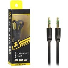 Cabo Auxiliar P2 x P2 Estéreo 1,2m – Linha Mobile Series 5+  - <font color="#808080"><FONT SIZE=-2>Este produto é vendido por Marvel e entregue por Marvel</FONT></font> -  -  - 25821x