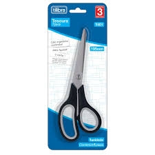 Tesoura Comfort Grip 195mm T401 Preta - 31109