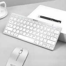 TECLADO E MOUSE USB SEM FIO MINI HS-750K - 31495
