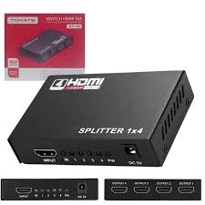 SPLITTER HDMI FULL HD DIVISOR 1X4 TOMATE MTV-114 - 30554