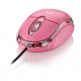 MOUSE USB OPTICO ROSA - 21579