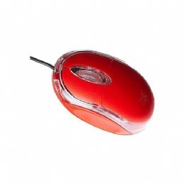 MOUSE USB MAXPRINT OPTICO COLORS VERMELHO - 26280