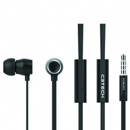 FONE DE OUVIDO C/ MICROFONE P/ CELULAR PRETO - 24051
