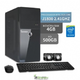 Computador dual core 2.41ghz 4gb ddr3 hd 500gb  3green - 24584