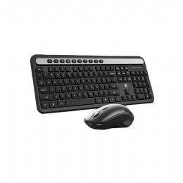 TECLADO E MOUSE USB S/FIO CS500 PRETO HP - 27325