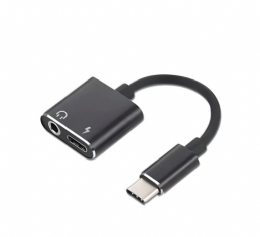 CABO ADAPTADOR TIPO C PARA FONE P2 E TIPO C CARREGAMENTO  - <font color="#808080"><FONT SIZE=-2>Este produto é vendido por Marvel e entregue por Marvel</FONT></font> -  -  - 23753x