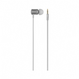 FONE DE OUVIDO METAL E SILICONE PRATA - 24811