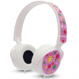 Fone De Ouvido Com Flores - 25659