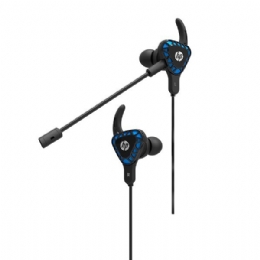 FONE DE OUVIDO GAMER INTRA H150 PRETO HP - 27016