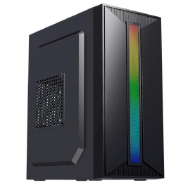 Gabinete Gamer Bluecase Mini Tower, Sem Fonte, RGB, mATX, mITX, 1x Fan, Preto - BG-041 - 28641x