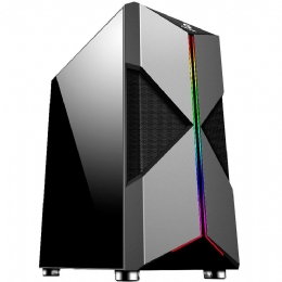 GABINETE GAMER FORTREK ATX HOLT PT   - <font color="#808080"><FONT SIZE=-2>Este produto é vendido por Marvel e entregue por Marvel</FONT></font> -  -  - 27895x
