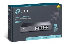 Switch 16 Portas 10/100 Mbps Para Rack Tp Link Tl-sf1016ds  - <font color="#808080"><FONT SIZE=-2>Este produto é vendido por Marvel e entregue por Marvel</FONT></font> -  -  - 28161x