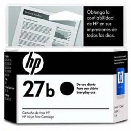 CARTUCHO PRETO 27B 10ML C8727BL - HP - 15708