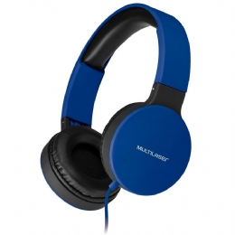 Headphone Multilaser New Fun Wired, P2, Azul - PH272 - 25588