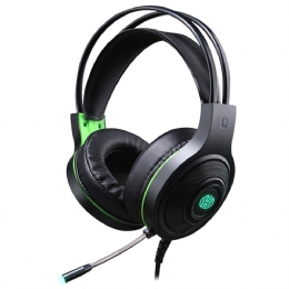 FONE DE OUVIDO GAMER LED AZUL USB - 27612
