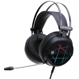 FONE C/MIC GAME STEREO USB H160G LED HP - 25969