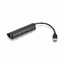 HUB USB 4 PORTAS PRETO 3.0 - 23854