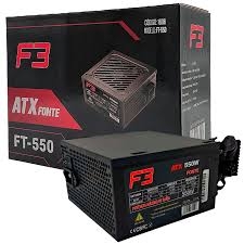 Fonte de Alimentação F3 550W ATX - 31453