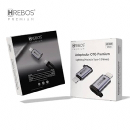Adaptador OTG Hrebos – Lightning (Macho) para Tipo-C (Fêmea) - 30198
