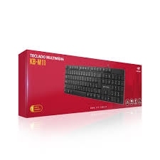 Teclado Multimídia KB-M11BK Preto USB 2 Metros C3Tech  - <font color="#808080"><FONT SIZE=-2>Este produto é vendido por Marvel e entregue por Marvel</FONT></font> -  -  - 30087x