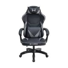 Cadeira Gamer Warrior Forge Preta e Cinza – GA300 - 31810