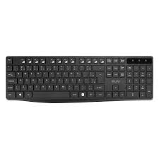 Teclado Sem Fio Multi TC611 2.4GHz USB Multimídia ABNT2 Preto - 31813