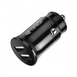 CARREGADOR VEIC C/2 USB UCV-20BK C3TECH - 31821