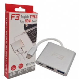 CONVERSOR USB (TYPE-C X HDMI/USB 3.0/TYPE-C 3.1) - 31843