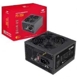 FONTE ATX C3TECH 350WTS PS-350BK PRETO  - <font color="#808080"><FONT SIZE=-2>Este produto é vendido por Marvel e entregue por Marvel</FONT></font> -  -  - 31895x