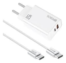Kit Carregador Ultra Rápido Hrebos Maxion Charge 45W + Cabo USB-C para USB-C 60W - 31885