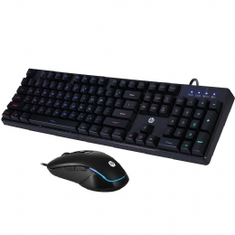 KIT TECL+MOUSE USB GAMING MEMB KM200 PTO HP - 25974