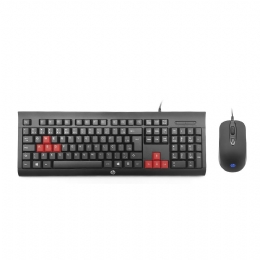 TECLADO E MOUSE USB GAMING MEMB KM100 PTO HP - 26520