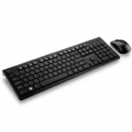 TECLADO E MOUSE USB SEM FIO 2.4GHZ - 26611