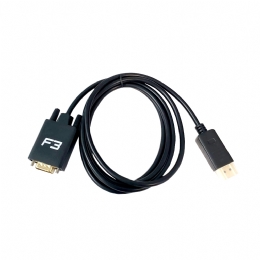 Cabo Displayport Macho x VGA-Macho 1,80 Metros F3 - 1230 - 30794