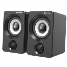 Caixa de Som Hoopson 2.0 Canais 6,0W Preto USB - CX-PC019PT-SINOP-03 - 30442